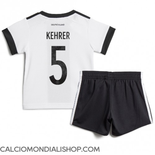 Maglie da calcio Germania Thilo Kehrer #5 Prima Maglia Bambino Mondiali 2022 Manica Corta (+ Pantaloni corti)